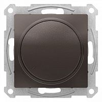 Светорегулятор поворотно-нажимной ATLASDESIGN, 630 Вт, мокко | код. ATN000636 | Schneider Electric
